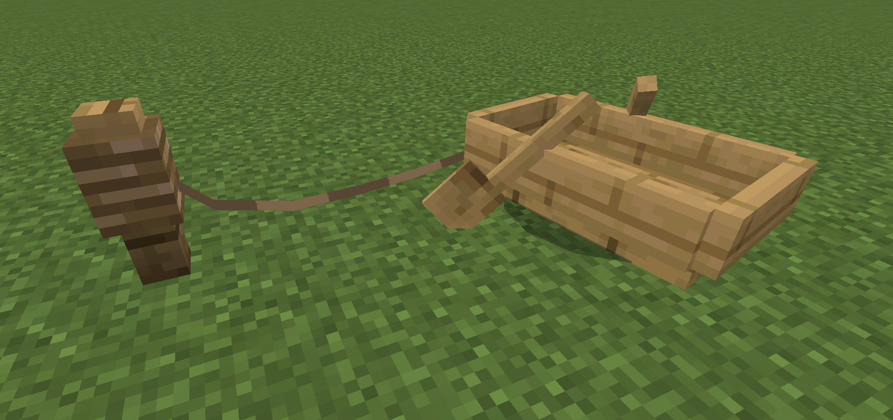 Leash knot attached to a boat